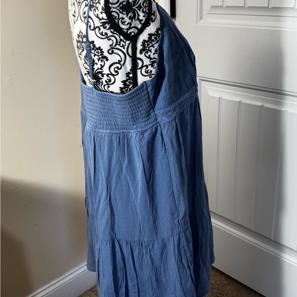 No Boundaries Blue Eyelet Dress NWT - Picture 4 of 7